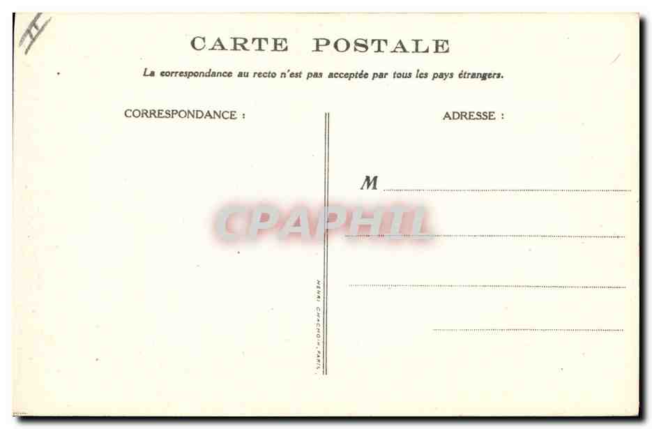 CPA Fantaisie Illustrateur Poulbot Victor Hugo Les Miserables La petite fille toute seule Cosette  — Rückseite