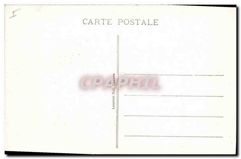 CPA Dolmen Menhir Carnac Les alignements de Petit Menec — Rückseite