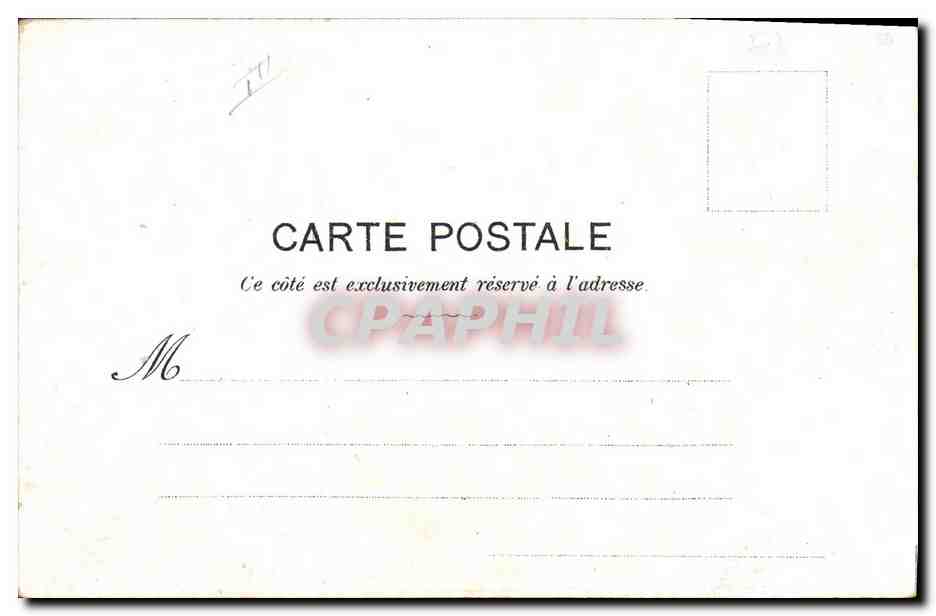 CPA Militaria  — Rückseite