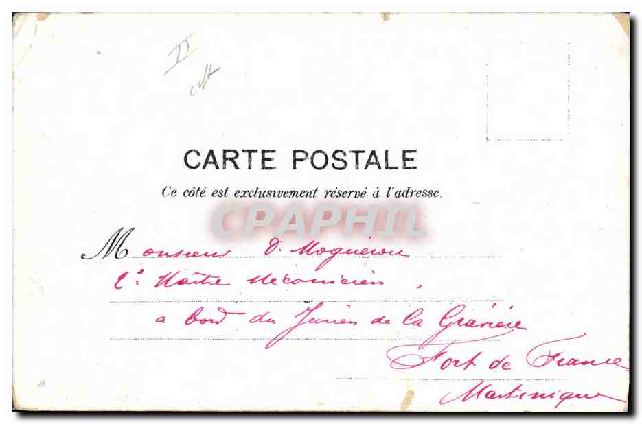 CPA Militaria Motifs de punition — Verso