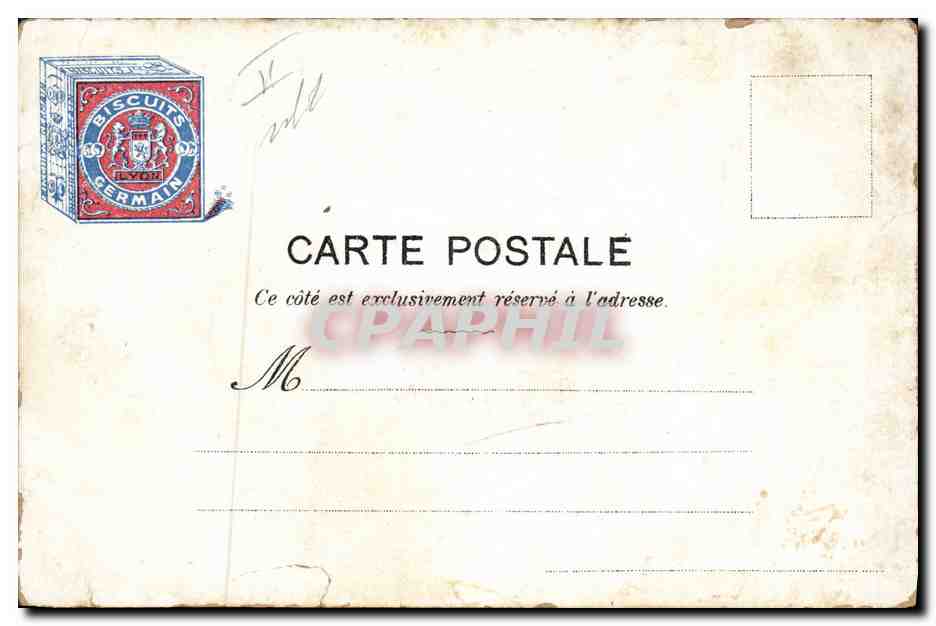 Soldat en uniforme bleu et rouge — scène humoristique dans une chambre d'hôpital — éditeur H. Huilliaume, n° 13 b — Verso