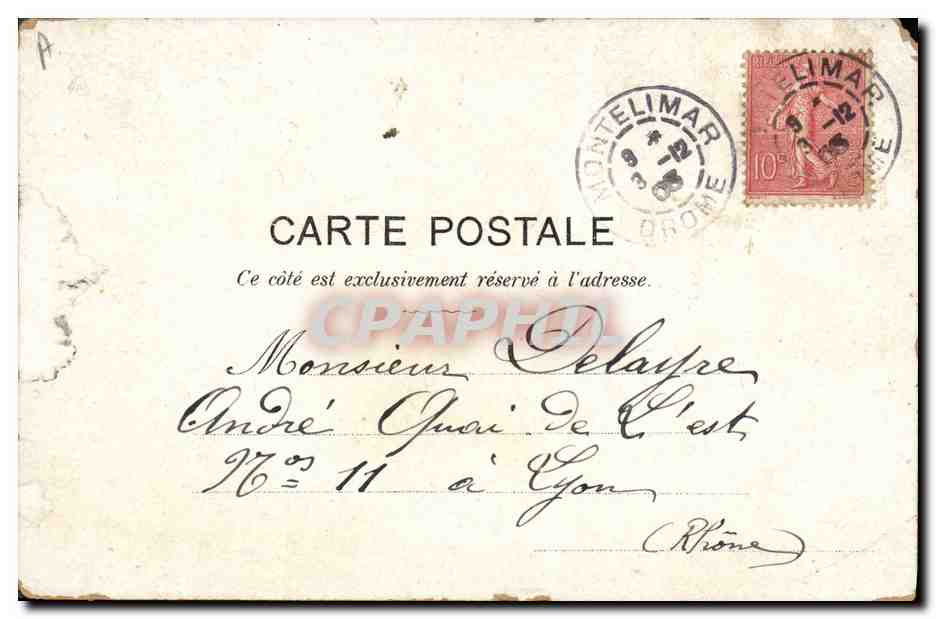 CPA Militaria Motifs de punition — Rückseite