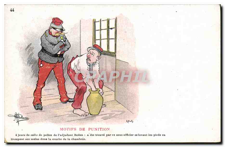 CPA Militaria Motifs de punition