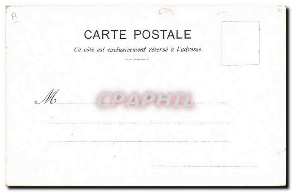 CPA Militaria  — Rückseite