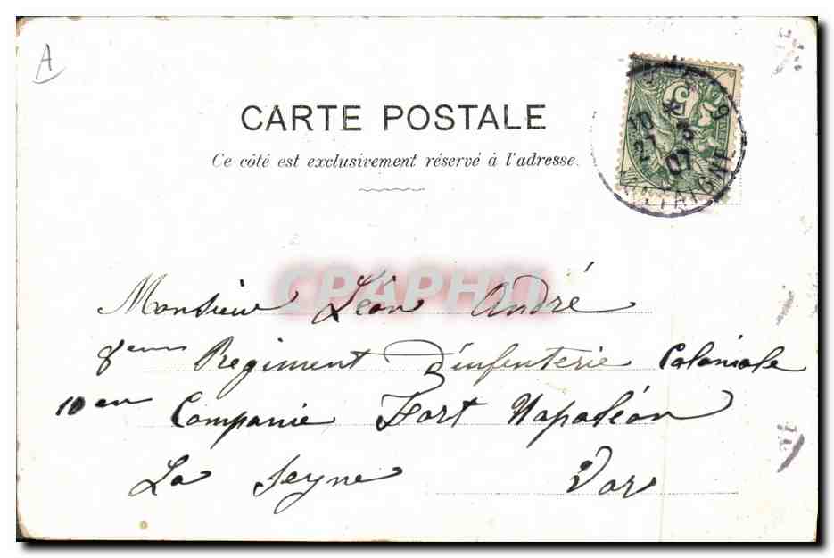 CPA Militaria A la cantine — Rückseite