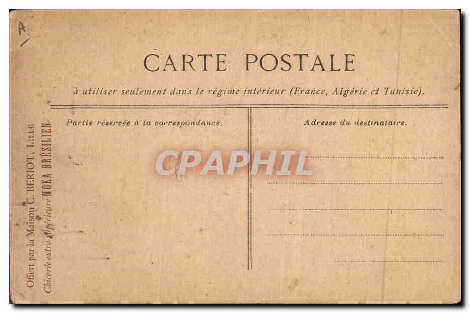 CPA Militaria Motifs de punition — Rückseite