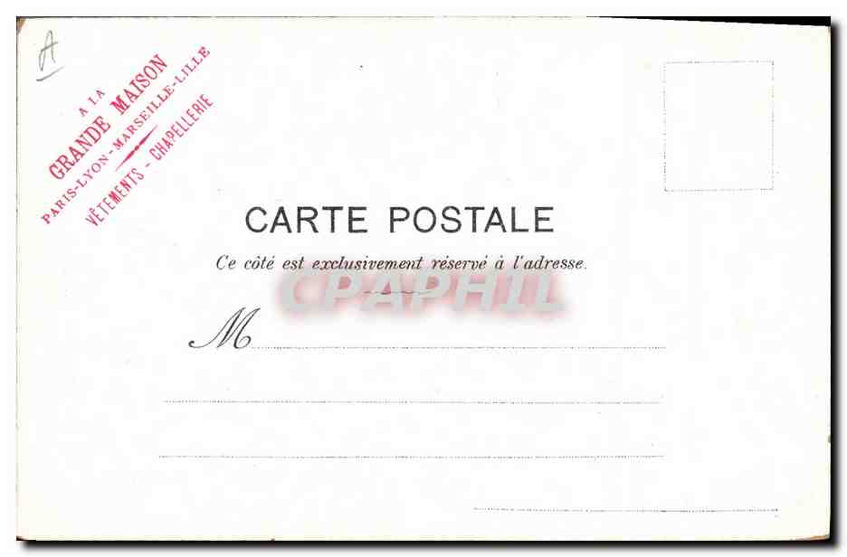 CPA Militaria En marche  — Rückseite
