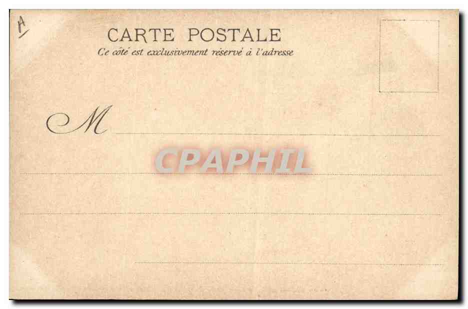 CPA Militaria  — Back