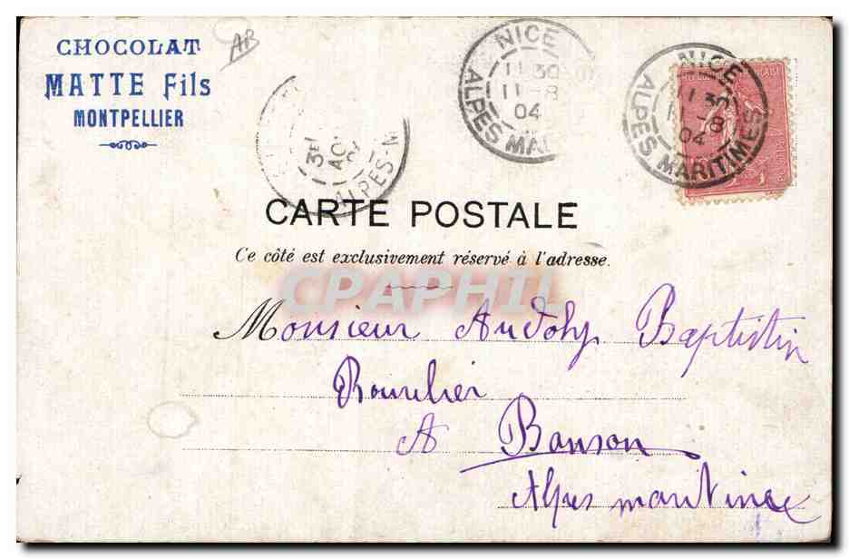 CPA Militaria  — Rückseite