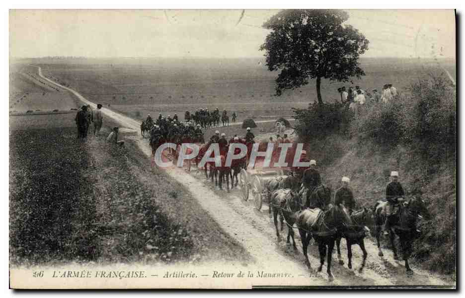 L'ARMÉE FRANÇAISE — Artillerie — Retour de la Manœuvre — n° 496