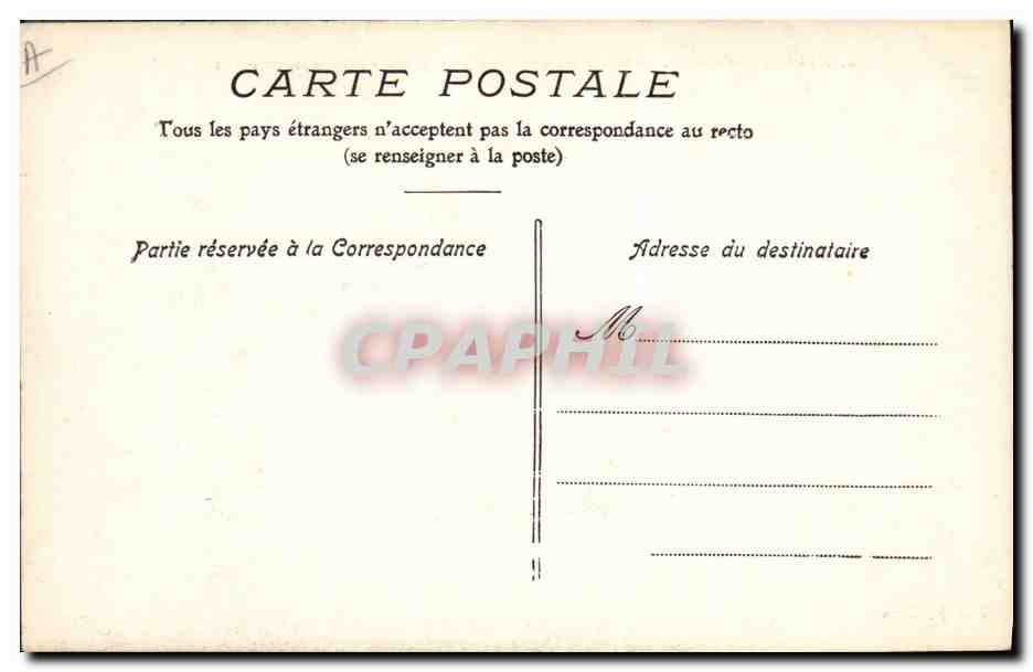 CPA Militaria Artillerie de cote Coup de canon d'une piece de 27 cm — Rückseite