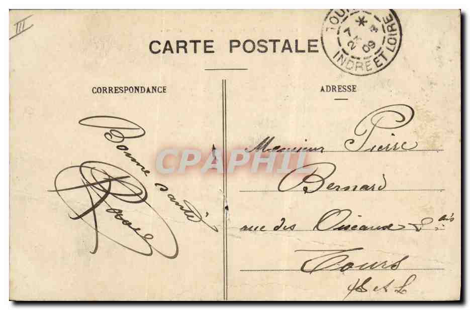 CPA Militaria Canon de 155 court Le Rimailho — Rückseite