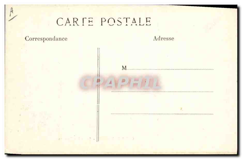 CPA Militaria Camp d'Auvours Sous les tentes — Rückseite