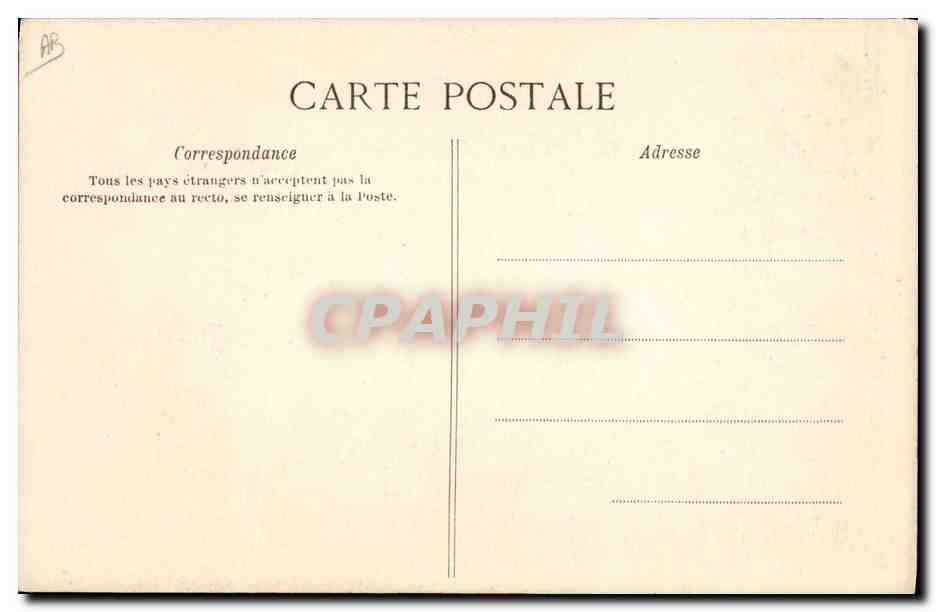 CPA Folklore Normandie Ma premiere bonnette — Verso