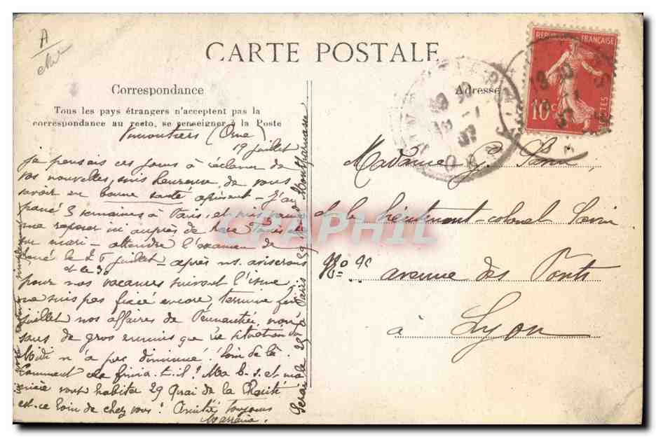 CPA Folklore Normandie LEs ancienens coiffures avant hier demain hier aujourd'hui — Verso