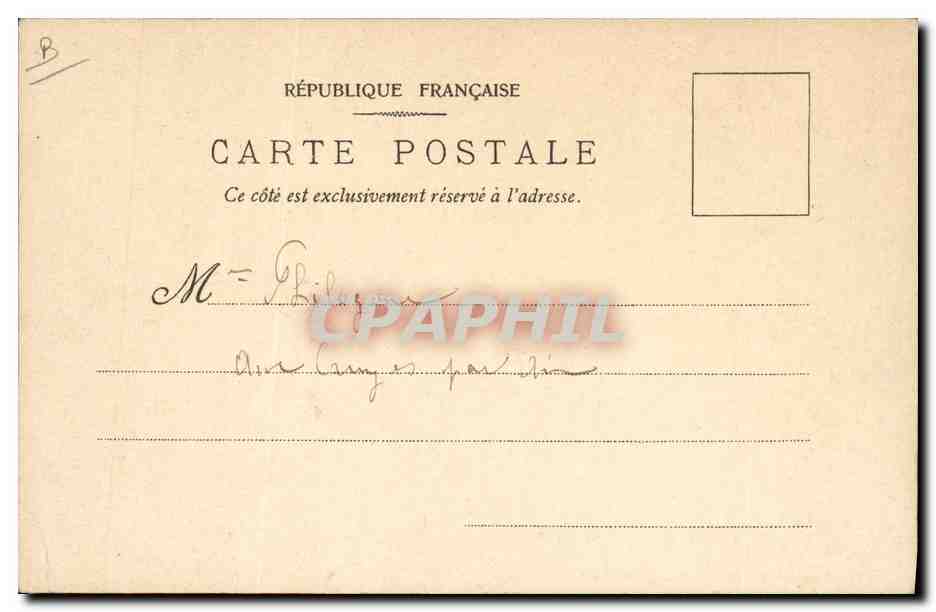 CPA Folklore Normandie  — Verso