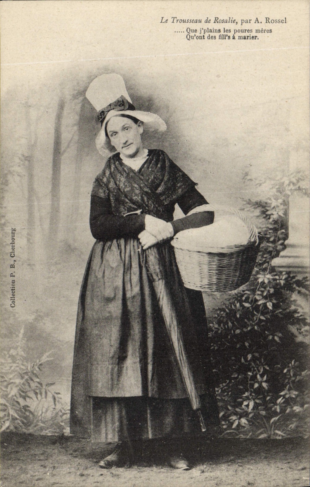 CPA Folklore Le trousseau de Rosalie par A Rossel