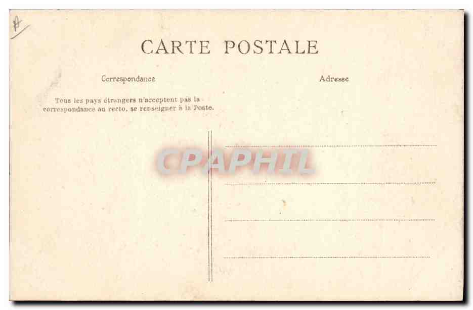CPA Folklore Normandie DEpart pour la traite  — Verso