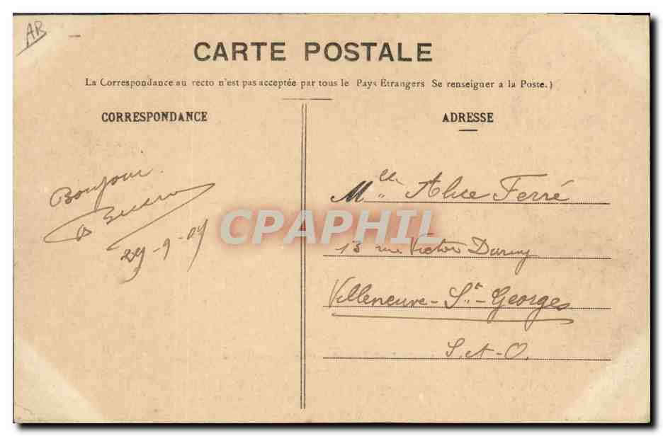 Les Gars de Falaise et leurs Lanternes — Ran, plan, plan, plan — Collection P. Bausch, photographe-éditeur, Vimoutiers (Orne) — N° 760 — Verso