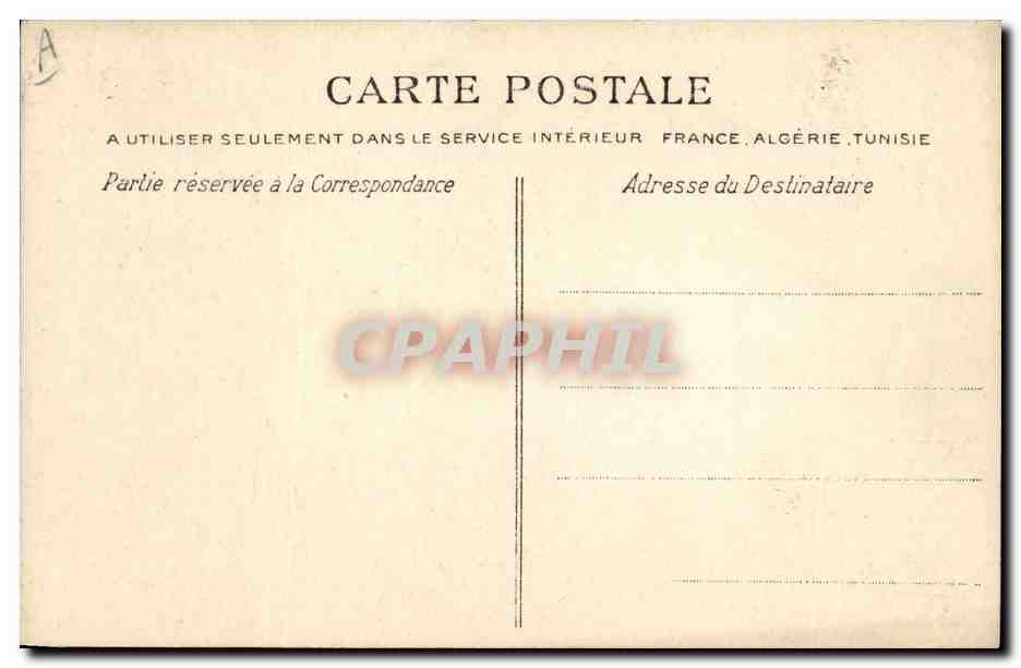 CPA Folklore Normandie Granvillaise au retour de la promenade  — Verso
