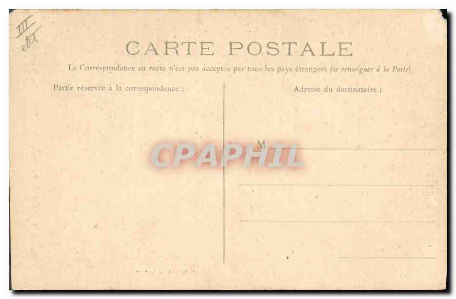 CPA Folklore Normandie Granville  — Verso