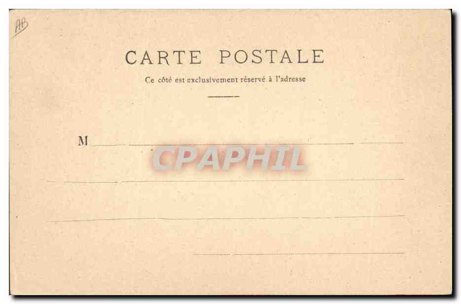 CPA Folklore Normandie Ancienne noce Normande Garde champetre et invites  — Verso