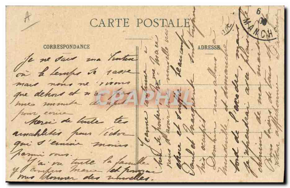 CPA Folklore Normande La marchande fleurs  — Verso