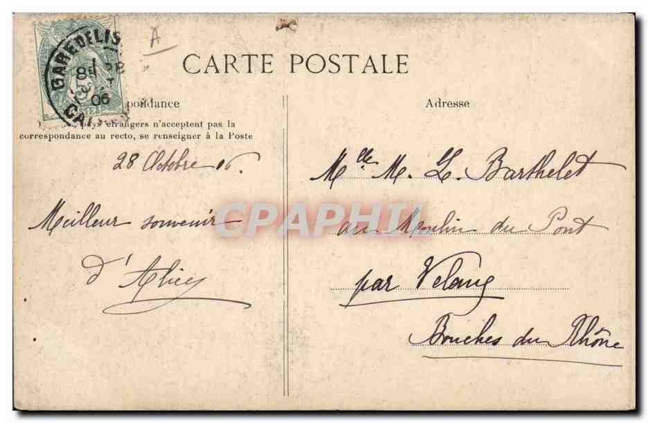 CPA Folklore En Normandie Cochon Porc Vache  — Verso