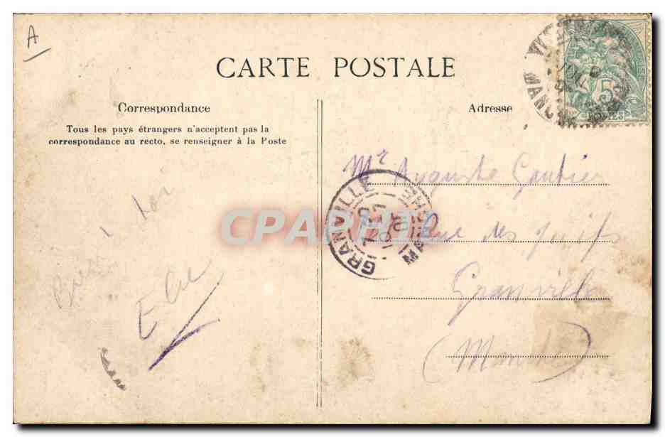 CPA Folklore En Normandie  — Verso