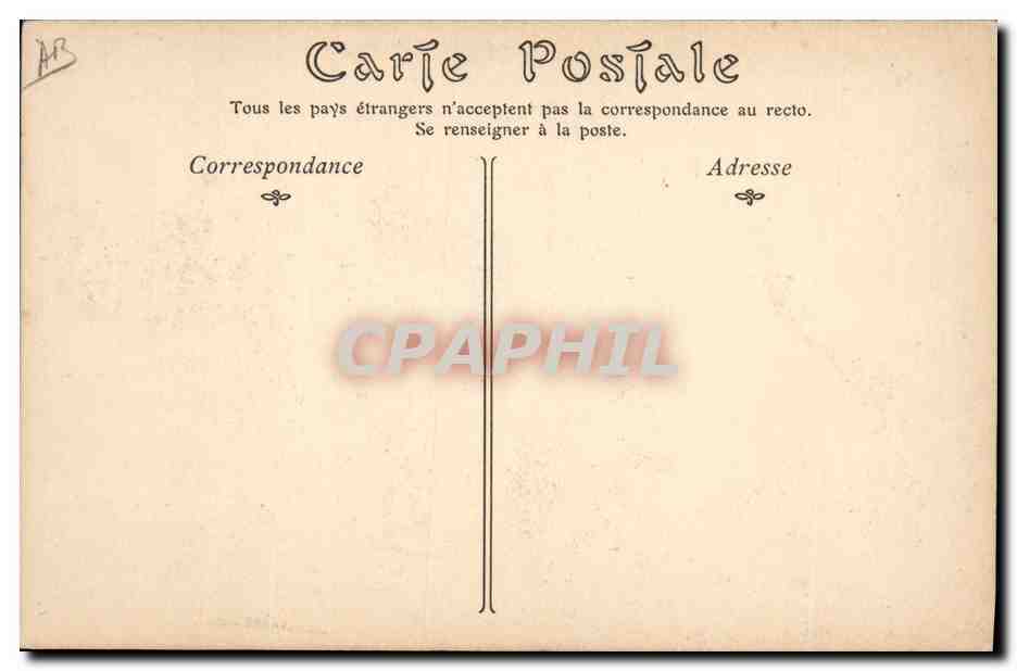 CPA Folklore Paysannes Cauchoises — Verso