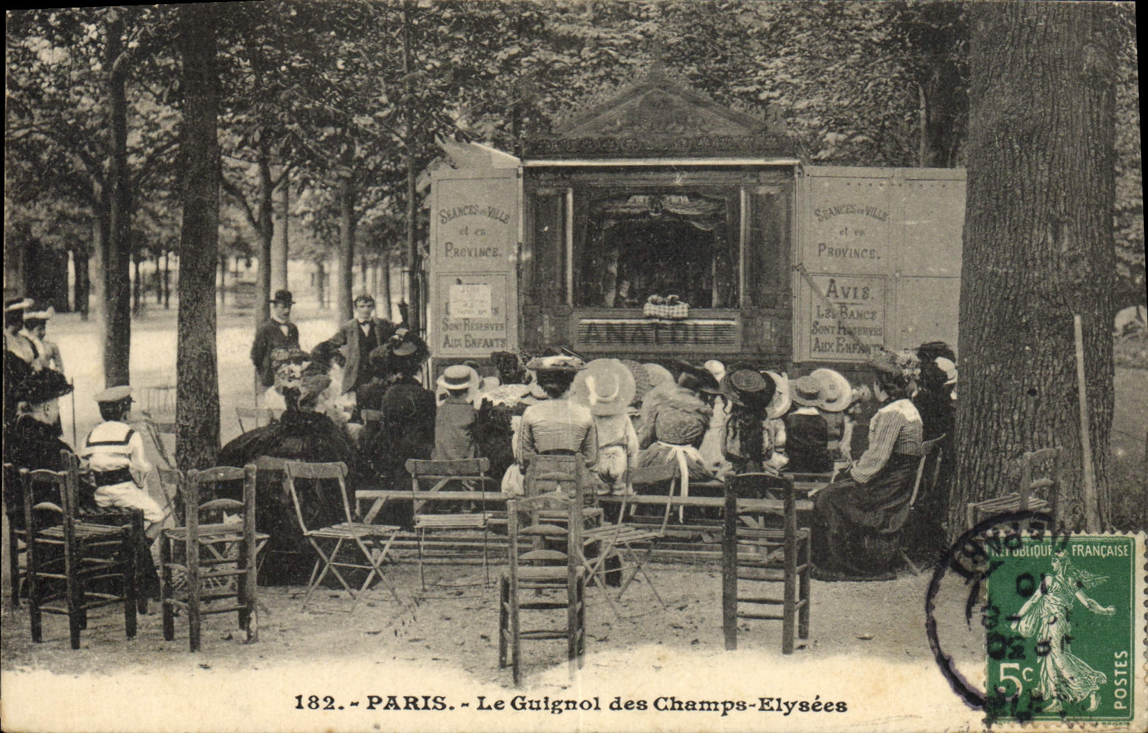 CPA Theatre Paris Le Guignol des champs Elysees Anatole TOP