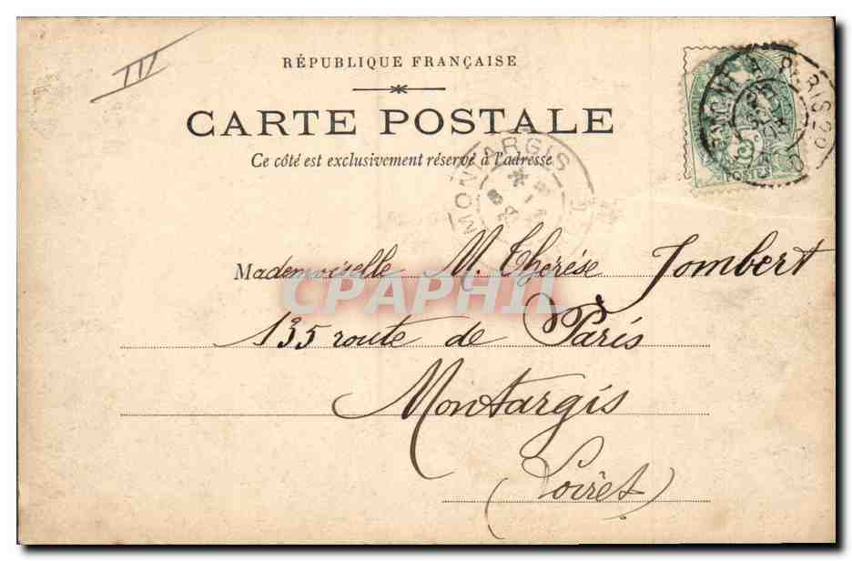 CPA Theatre Guignol  — Rückseite