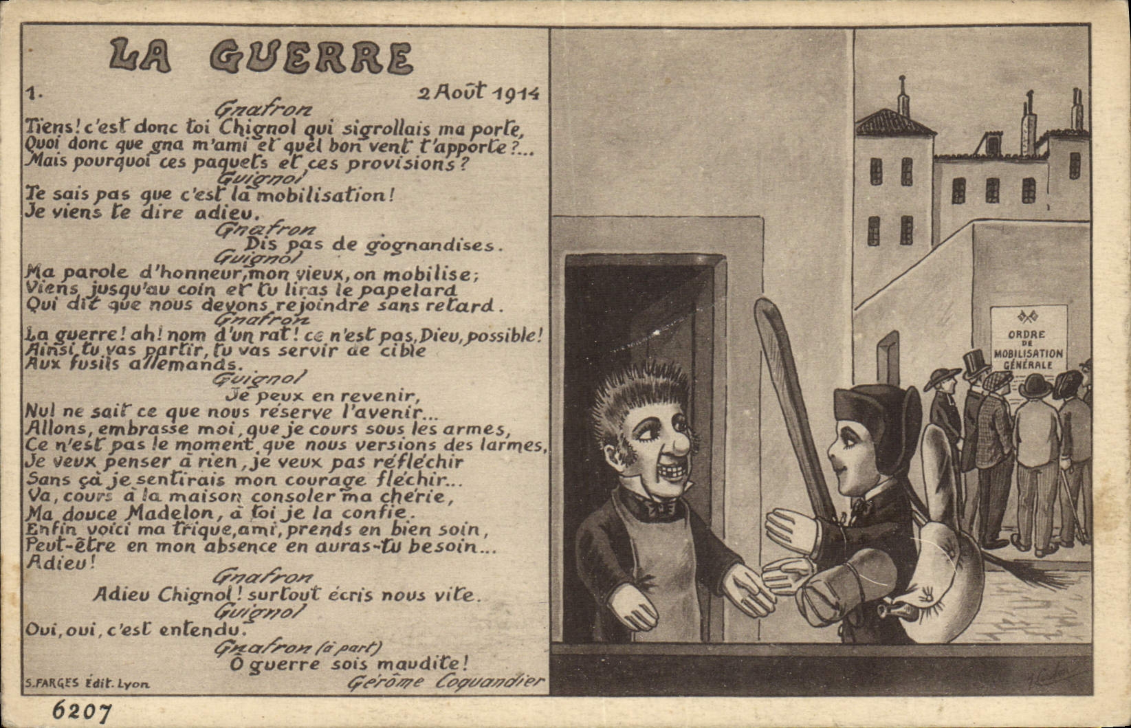 CPA Theatre Guignol La guerre