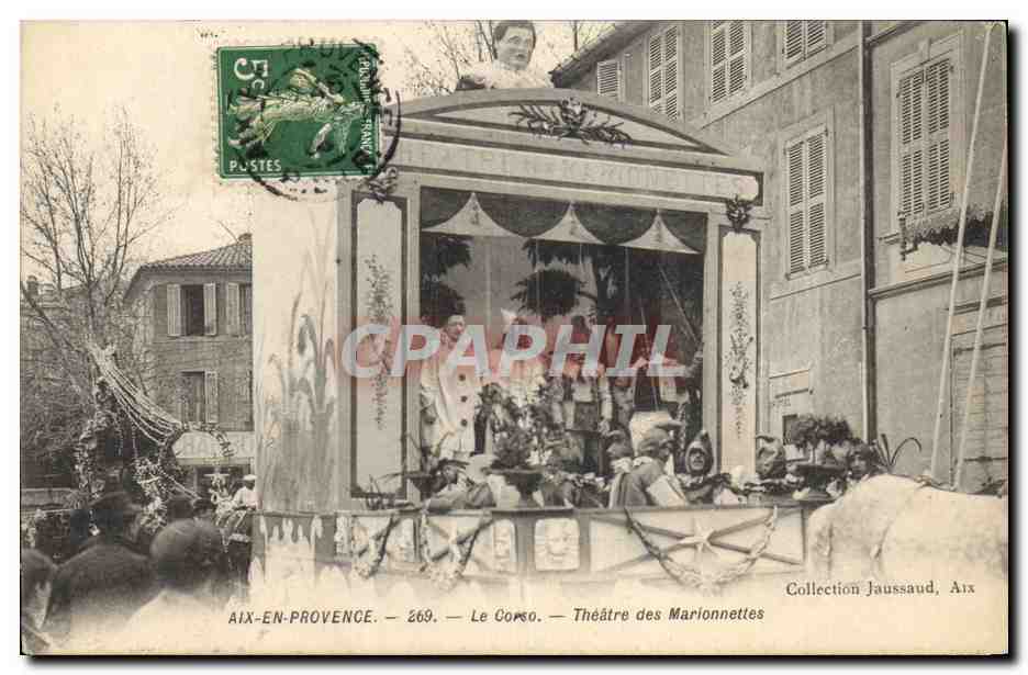 Aix-en-Provence — Le Corso — Théâtre des Marionnettes — Collection Jaussaud, Aix