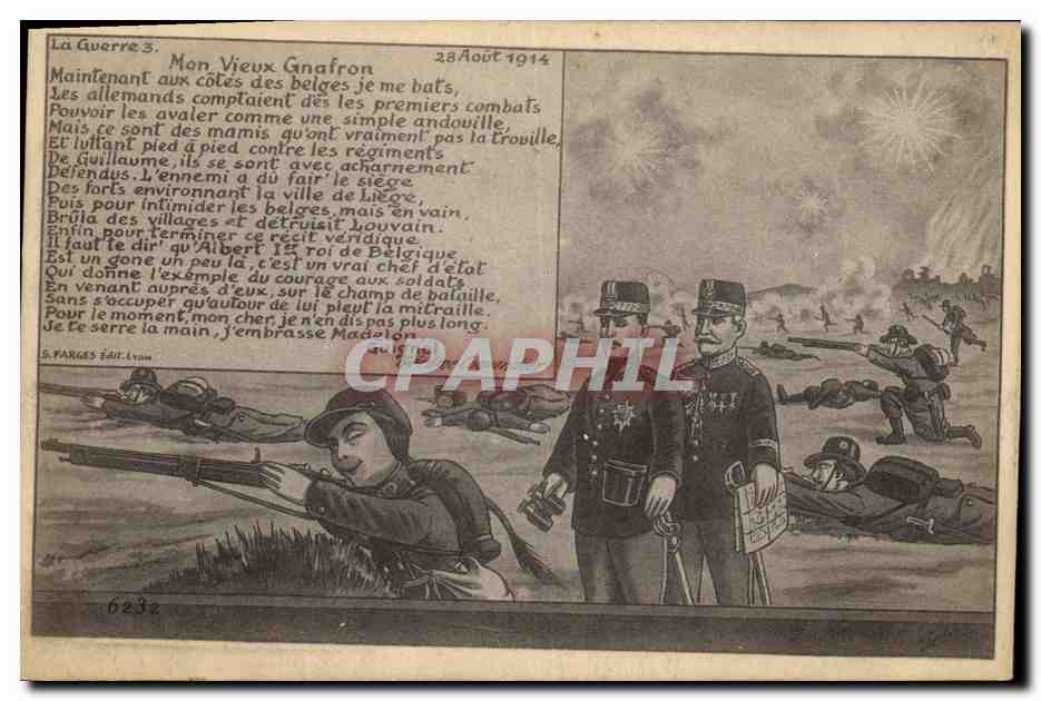 CPA Theatre Guignol Mon Vieux Gnafron Militaria