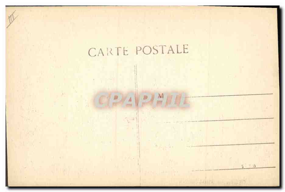 CPA Theatre Guignol Mon Vieux Gnafron Militaria — Rückseite