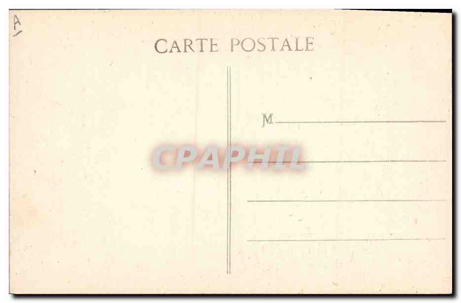 CPA Theatre Guignol Mon vieux gnafrom Tranchees Militaria — Rückseite