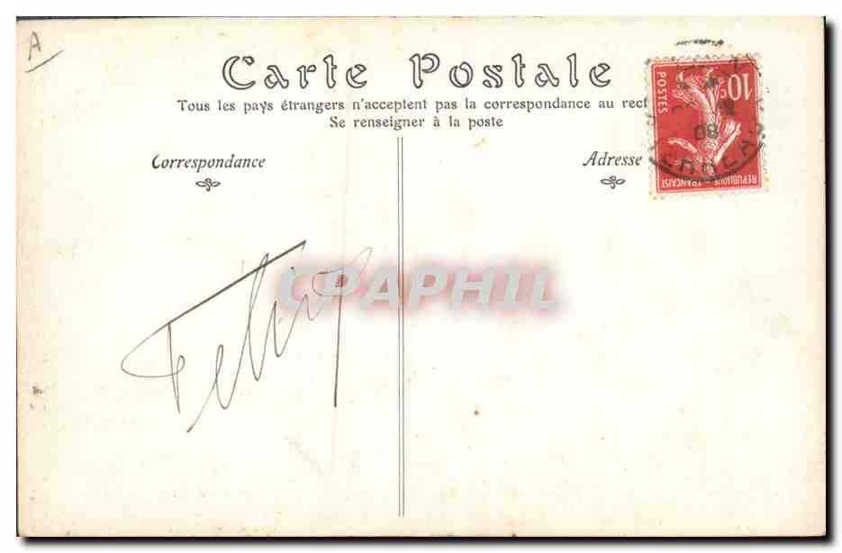 CPA Theatre Guignol Faust Diable — Verso
