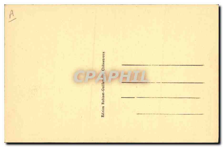 CPA Theatre Nohant Vicq Indre les marionnettes de Nohant George Sand  — Verso