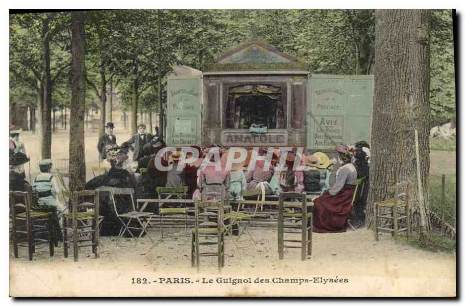 CPA Theatre Guignol Paris Le Guignol des Champs Elysees