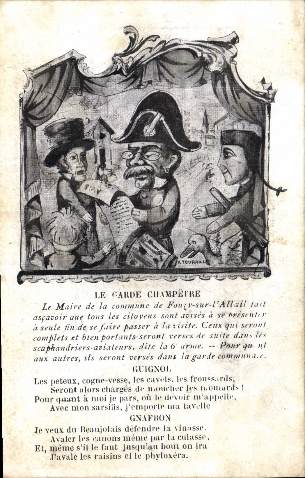 CPA Theatre Guignol Le garde champetre 