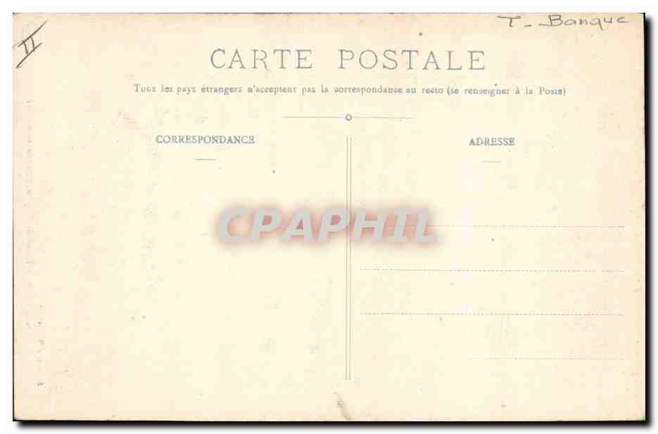 CPA Banque Castres Hotel de Nayrac Societe Generale  — Rückseite
