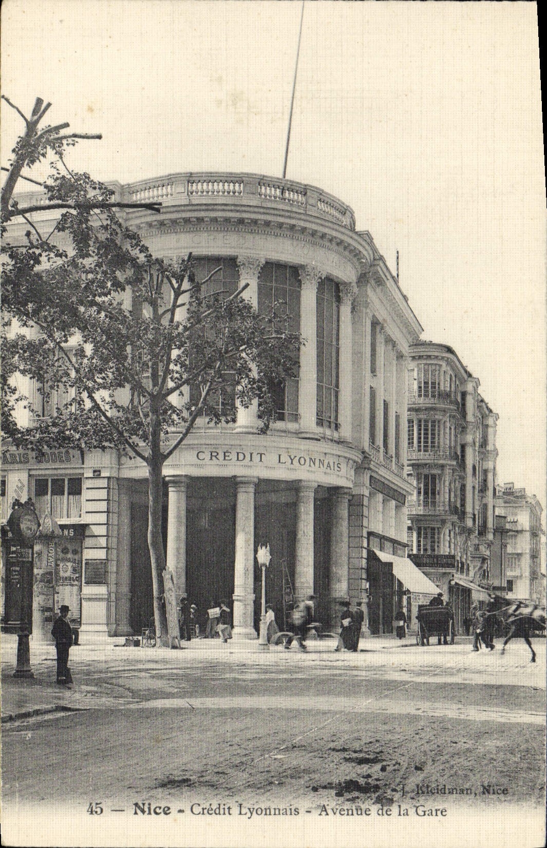 Crédit Lyonnais — Avenue de la Gare — Kleidman, Nice