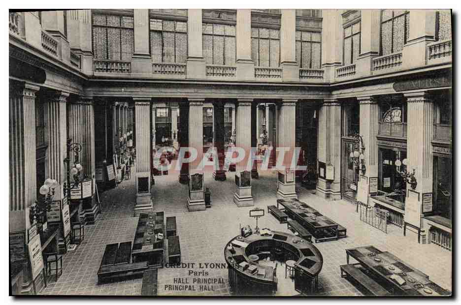 CPA Banque Credit Lyonnais Paris Hall principal 