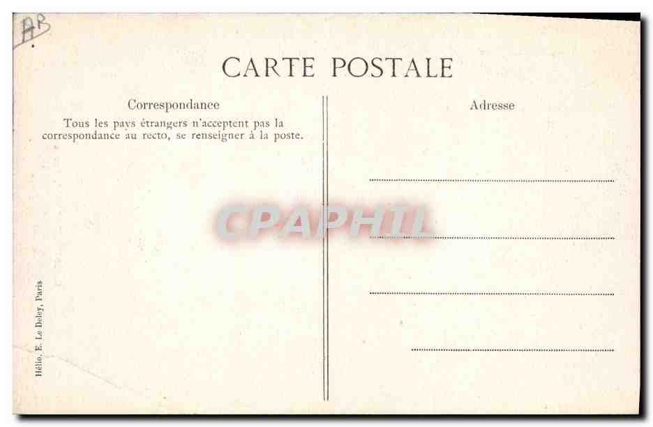 CPA Banque Credit Lyonnais Paris Le grand escalier  — Verso
