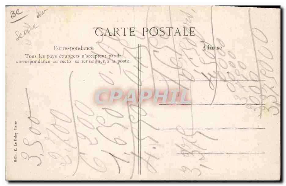 CPA Banque Credit Lyonnais Paris Une des galeries dans les sous sols des coffres forts TOP — Rückseite