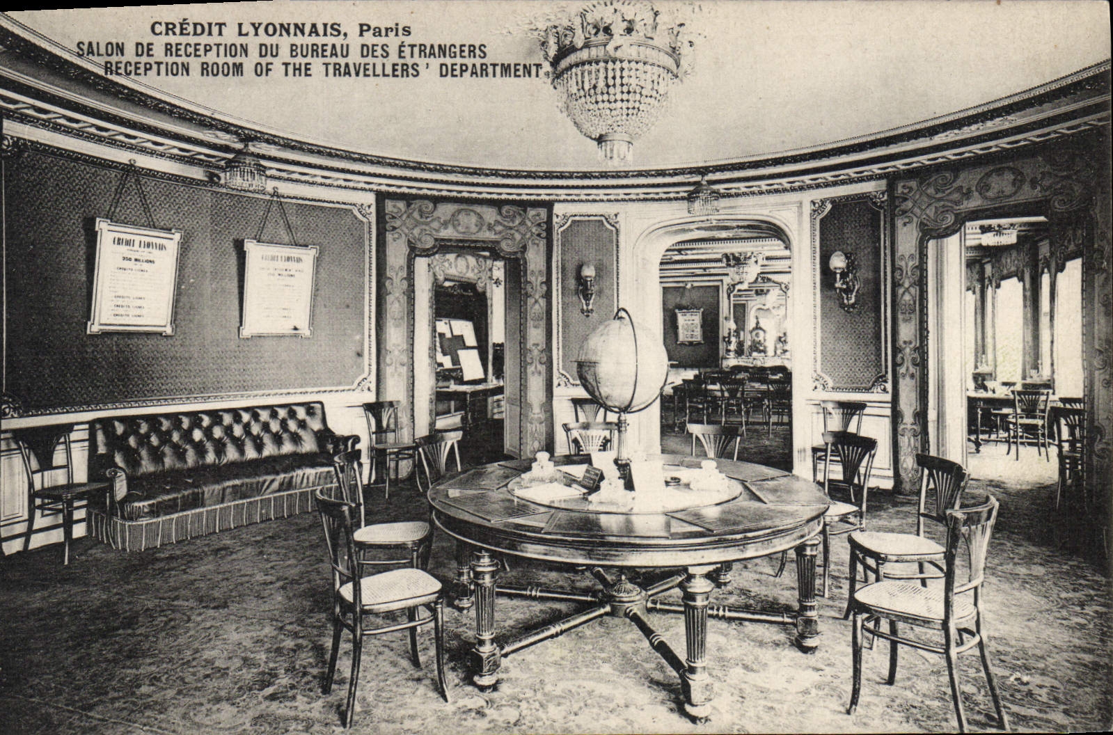 Salon de réception du Bureau des Étrangers — Crédit Lyonnais, Paris