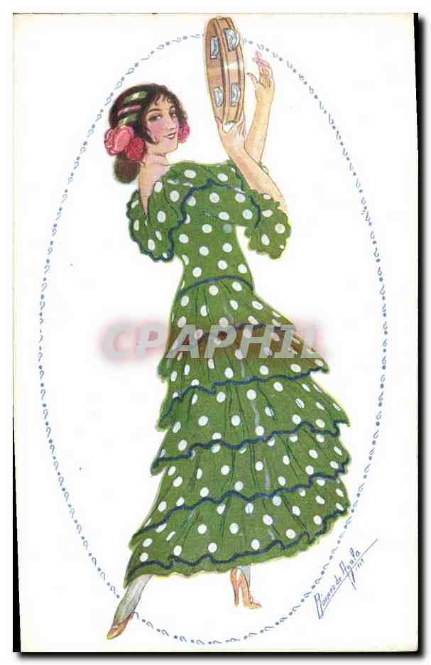 CPA Fantaisie Illustrateur Femme