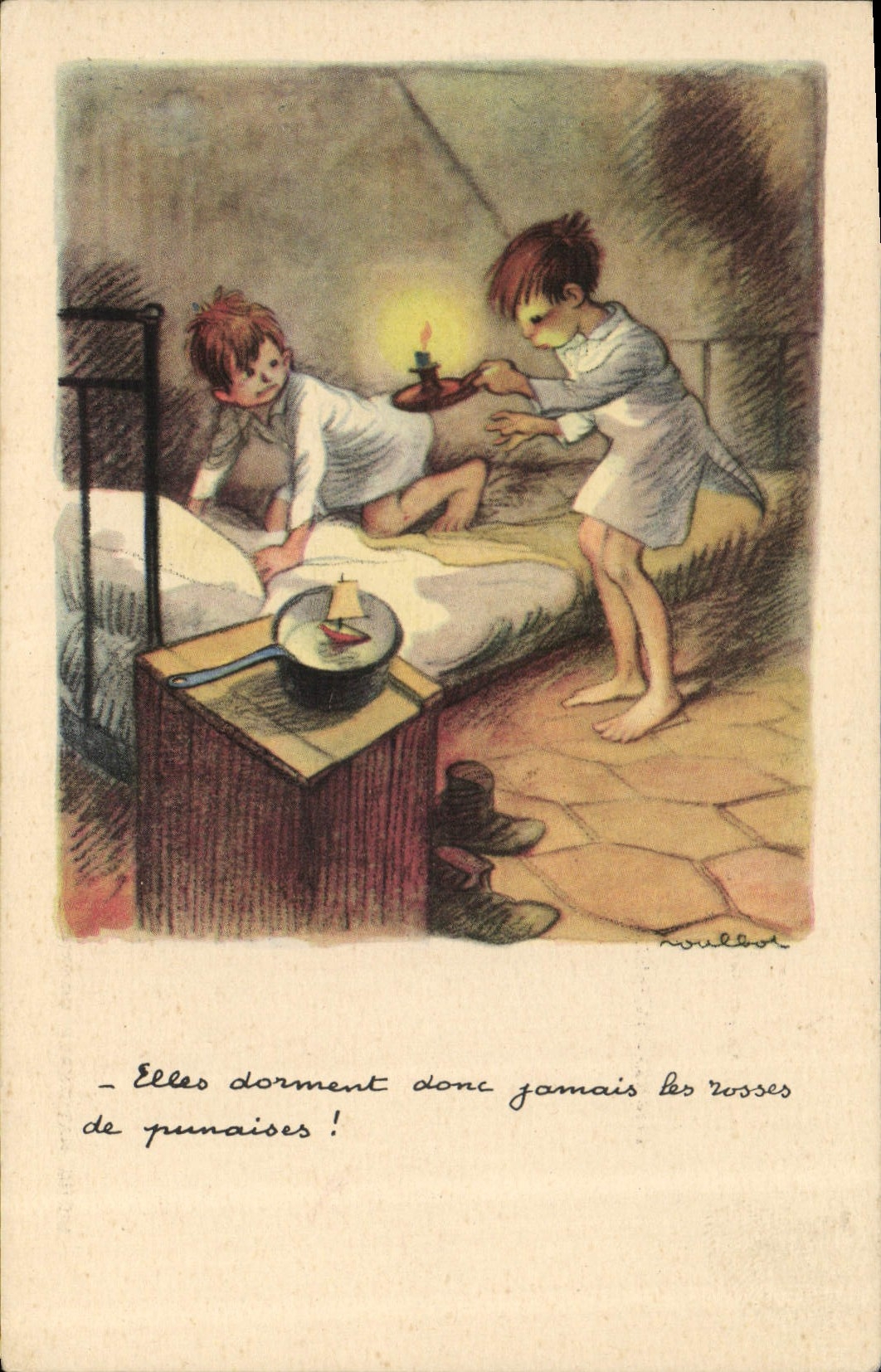 CPA Fantaisie Illustrateur Poulbot 