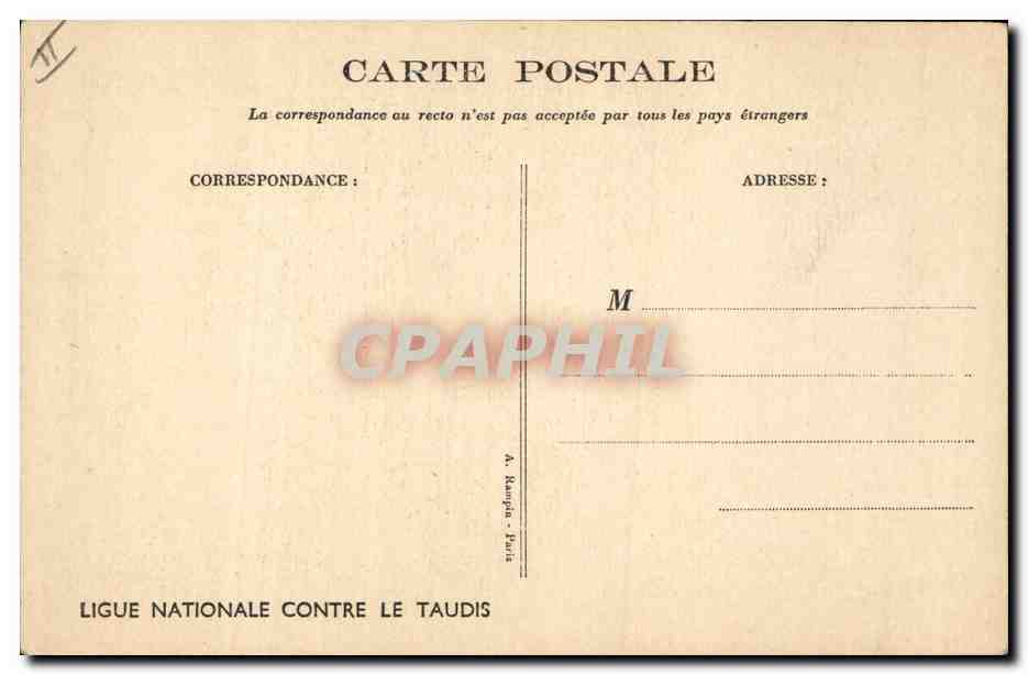 CPA Fantaisie Illustrateur Poulbot  — Verso